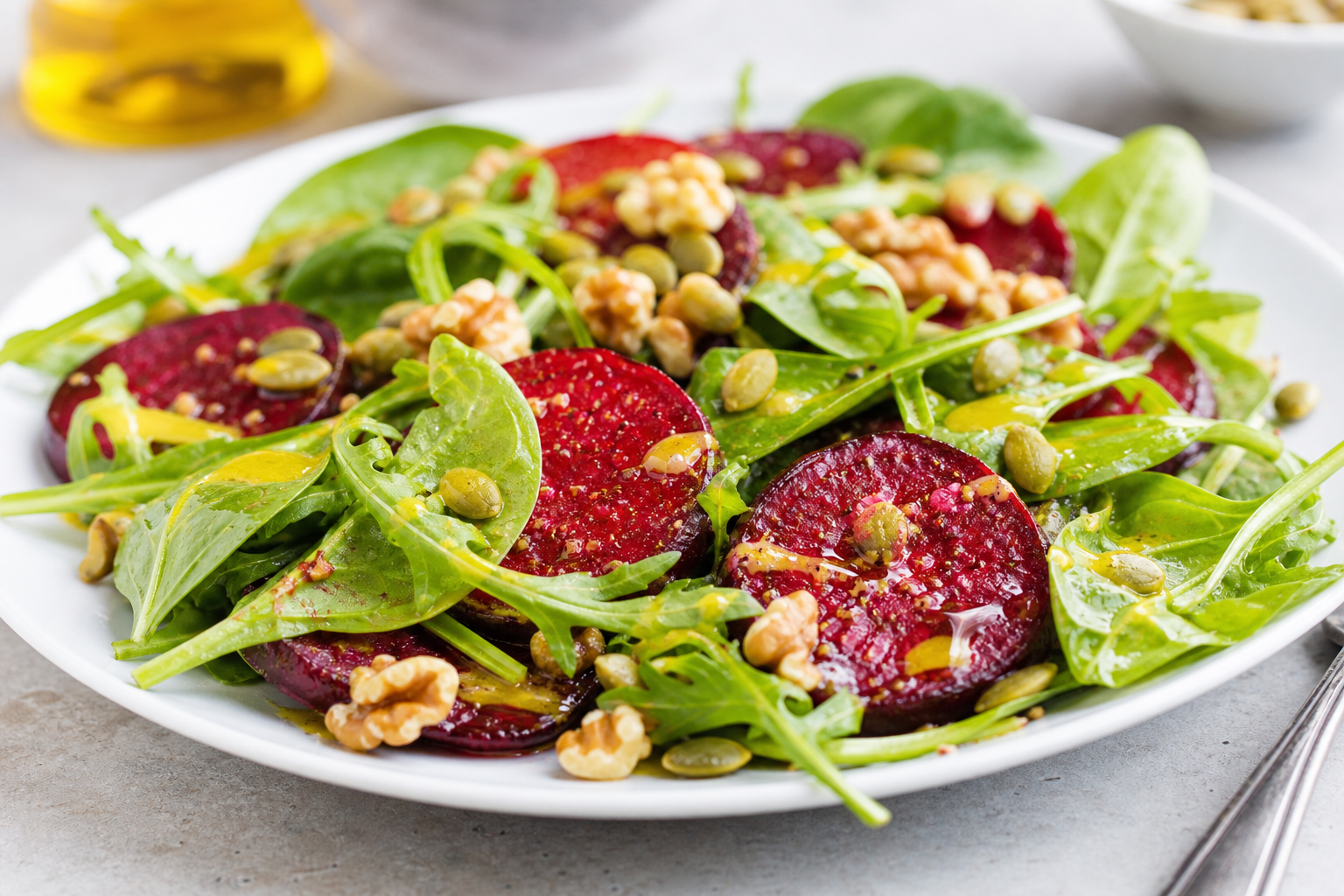 Turmeric Beet & Green Detox Salad
